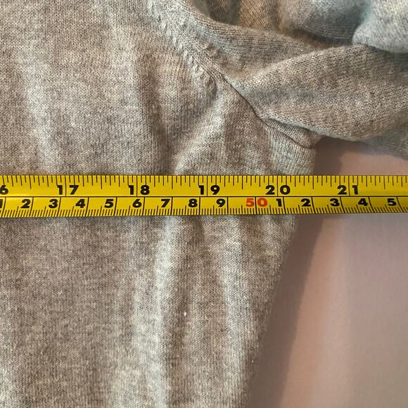 Talbots Plus Gray Knit Frenchie 3/4 Sleeve Sweater Crewneck Pullover Women's 1X - Picture 8 of 10